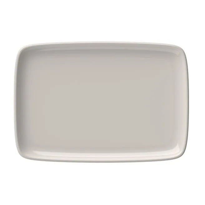 TRANSPARENT QUADRO RECTANGULAR PLATE 37 CM (33 * 23) - 10000-151637 - ID FINE