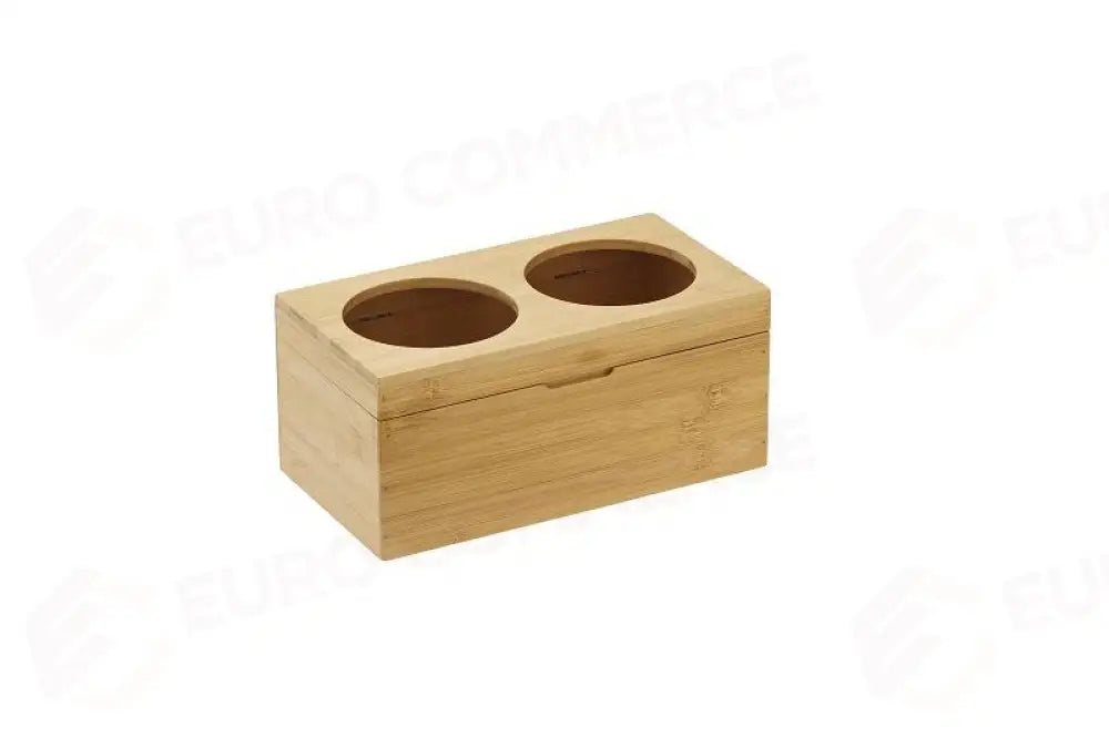 PORTA BOTTIGLIE BAMBOO NATURALE - 29X15,5X13 CM - S0131 - LEONE - ESPOSITORI BUFFET IN BAMBOO