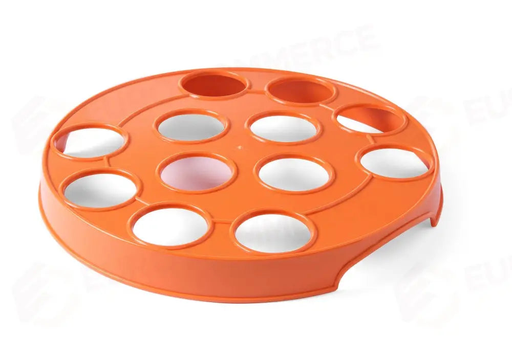PORTABICCHIERI IN VETRO BARUP ARANCIA Ø315X(H)35MM - HENDI