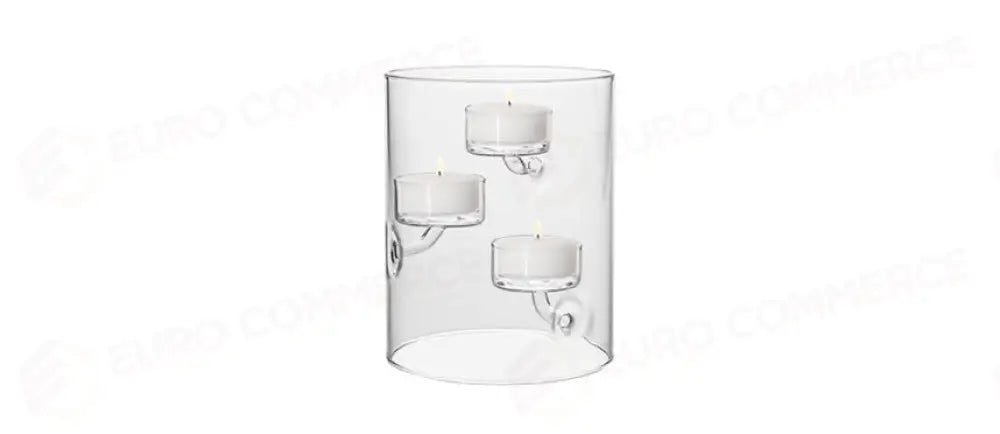 PORTACANDELE VETRO CM12 H15 TL-CIL-H150 - 130429 - MORINI