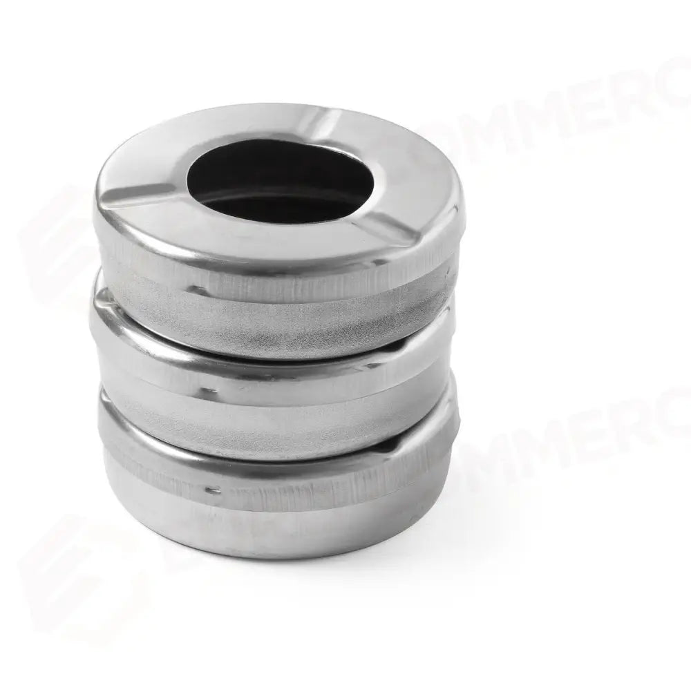 PORTACENERE CON COPERCHIO 3 PEZZI Ø90X(H)28MM - HENDI