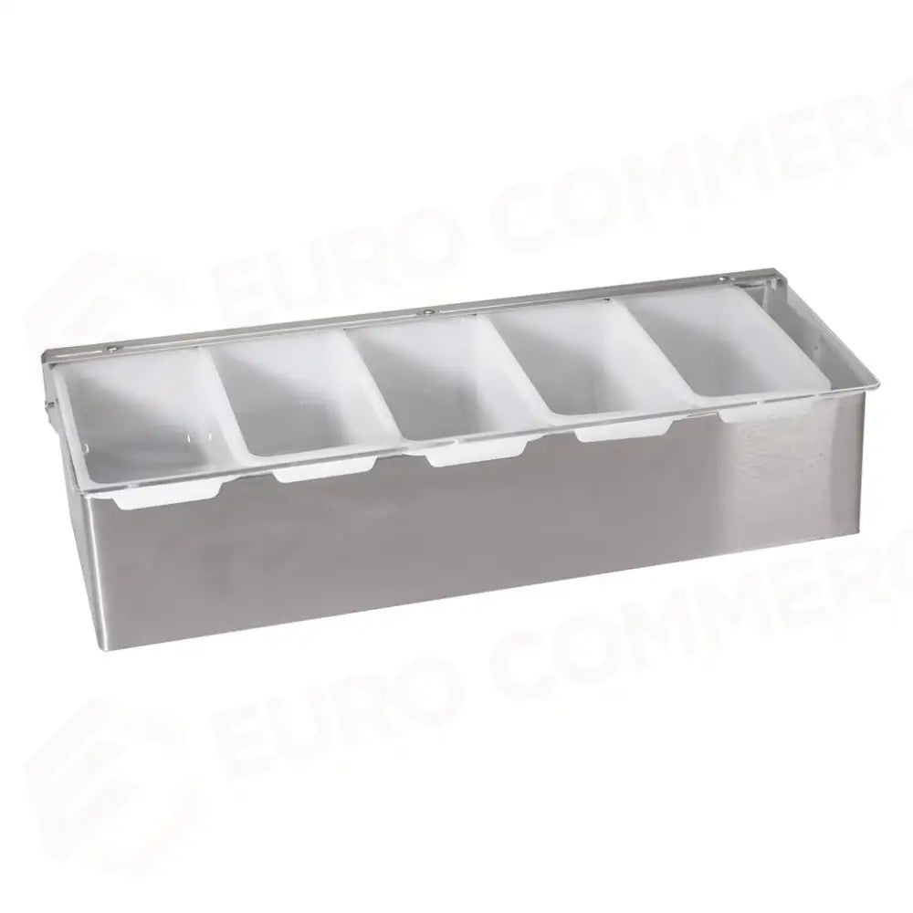 PORTACONDIMENTI 5 SCOMPARTI 38 CM BARTY CD-5 MEDRI - 13650011 - MEDRI