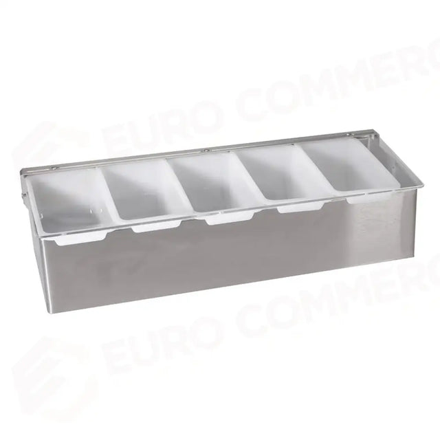 PORTACONDIMENTI 5 SCOMPARTI 38 CM BARTY CD-5 MEDRI - 13650011 - MEDRI