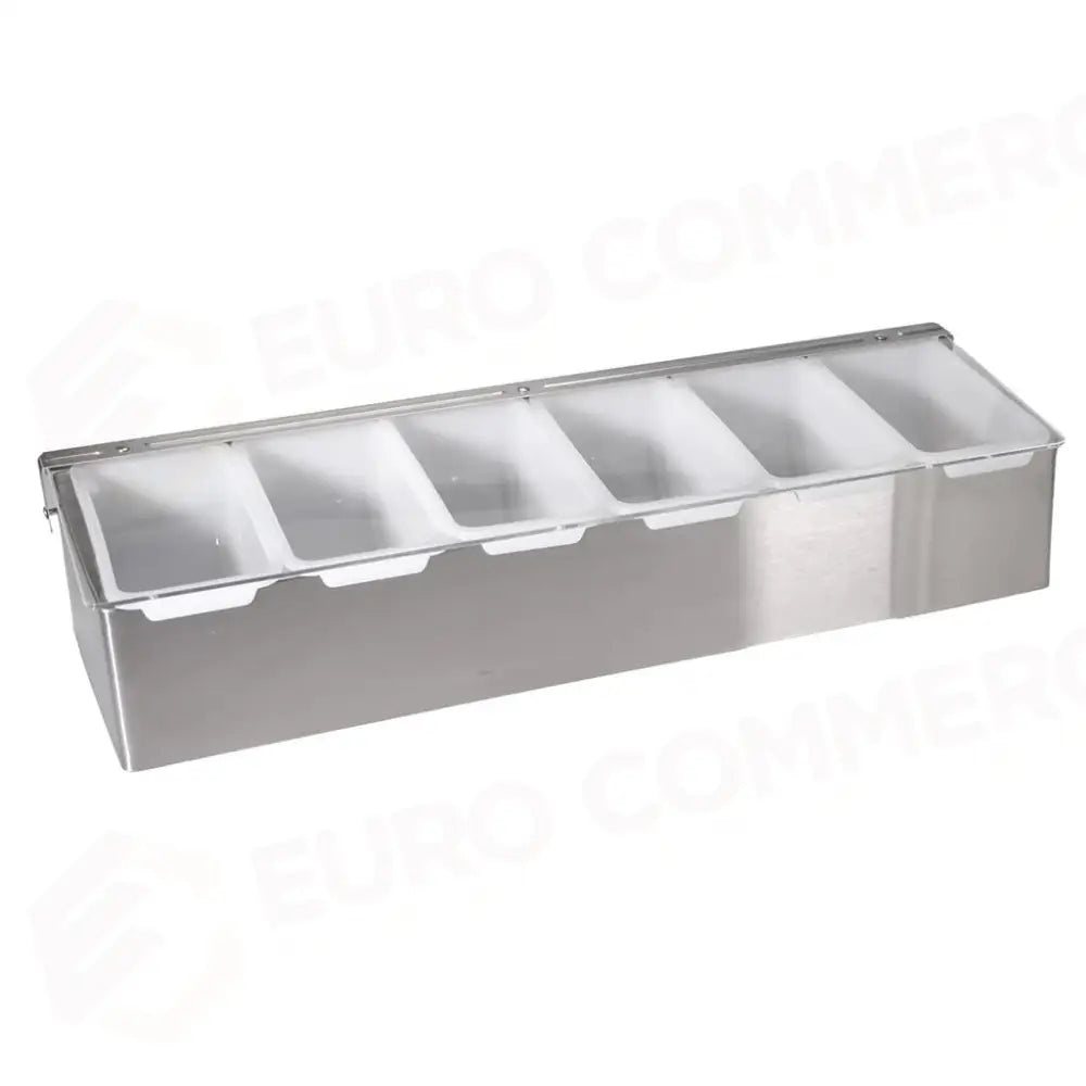 PORTACONDIMENTI 6 SCOMPARTI 45 CM BARTY CD-6 MEDRI - 13650012 - MEDRI