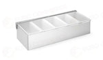 PORTACONDIMENTI DA BAR BARUP 5 CONTENITORI 375X140X(H)90MM - 552100
