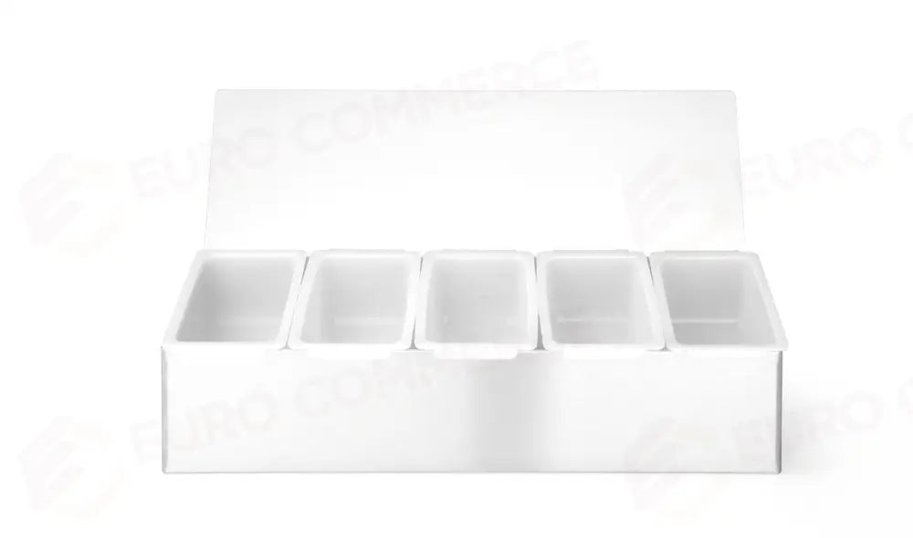 PORTACONDIMENTI DA BAR BARUP 5 CONTENITORI 375X140X(H)90MM - 552100