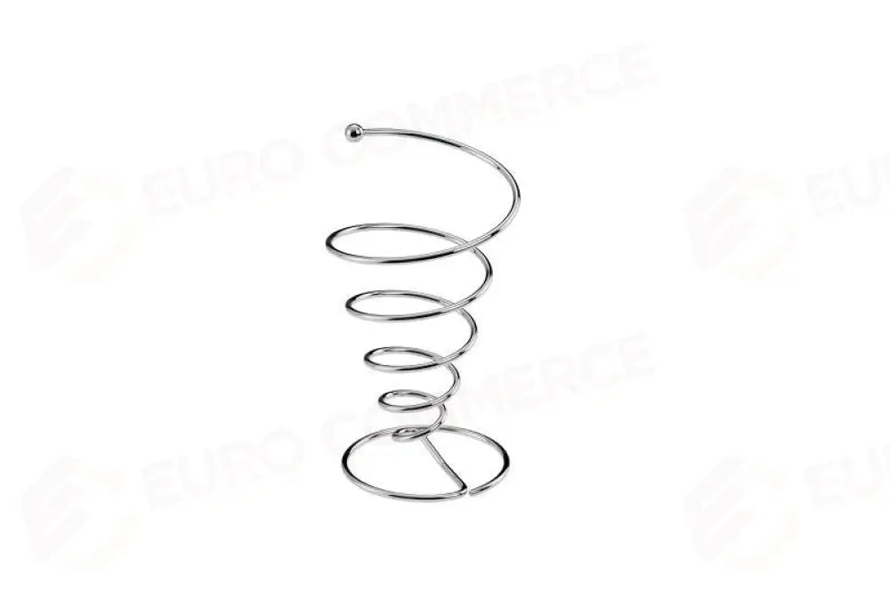 PORTACONO A SPIRALE ARGENTO - Ø7X14,5 CM - T5426 - LEONE - ACCESSORI TAVOLA