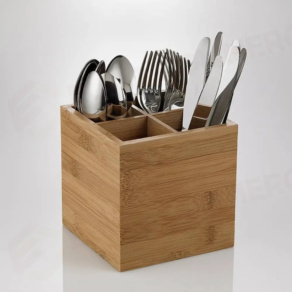 PORTAPOSATE IN BAMBOO NATURALE - 15X15X15 CM - S0127 - LEONE - ESPOSITORI BUFFET IN BAMBOO