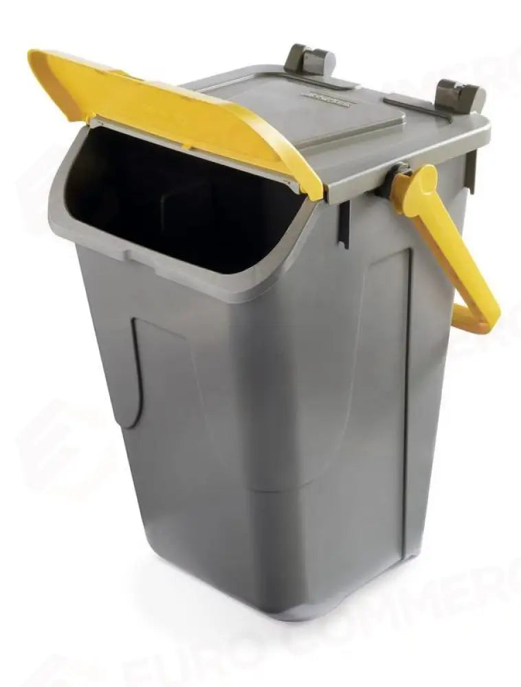 PORTARIFIUTI 35 LT PER DIFFERENZIATA GRIGIO/GIALLO - PAT35-G - KAREL - Attrezzatura