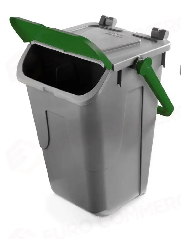 PORTARIFIUTI 35 LT PER DIFFERENZIATA GRIGIO/VERDE - PAT35-V - KAREL - Attrezzatura