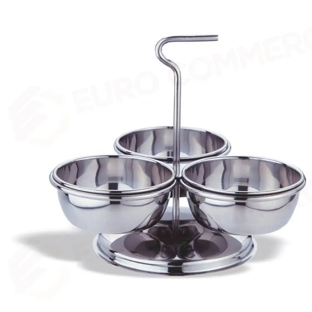 PORTASALATINI O PORTA SALSE ACCIAIO INOX - 401-003 - KAREL - Attrezzatura
