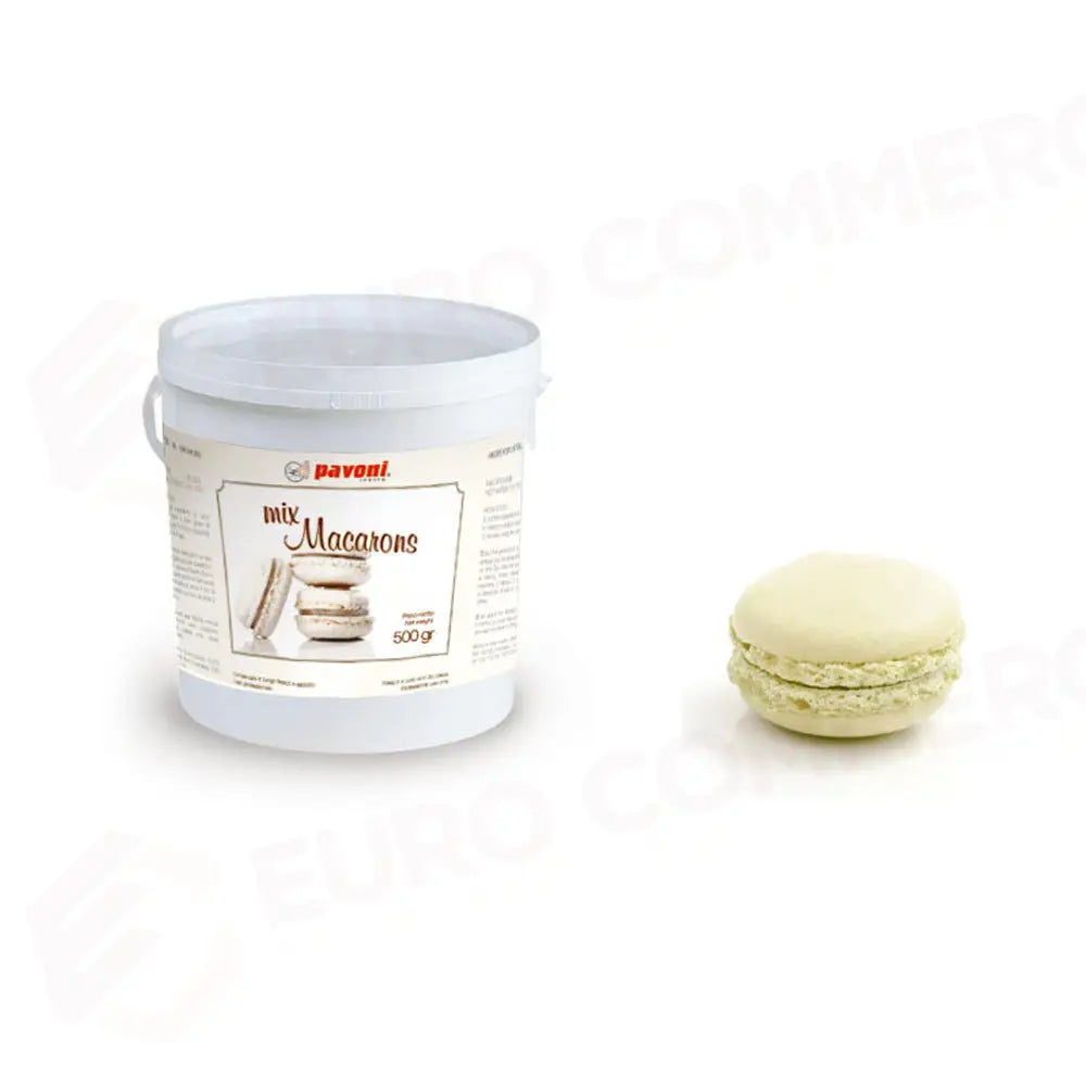 PREPARATO PER MACARON 500 GR BIANCO - MACARONBN - PAVONI ITALIA - ATTREZZATURA PROFESSIONALE