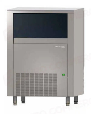 PRODUTTORE DI GHIACCIO CON CONTENITORE INCORPORATO - SISTEMA A SPRUZZO - ECP 135 CUBETTO PIENO QUADRATO NG - BREMA