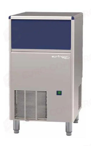 PRODUTTORE DI GHIACCIO CON CONTENITORE INCORPORATO - SISTEMA A SPRUZZO - ECP 46 CUBETTO PIENO QUADRATO NG - BREMA