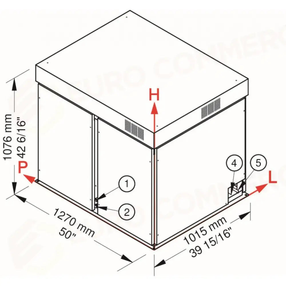 PRODUTTORE DI GHIACCIO MODULARE - SISTEMA A SCAGLIE SOTTORAFFREDDATE - M5000 SPLIT - BREMA