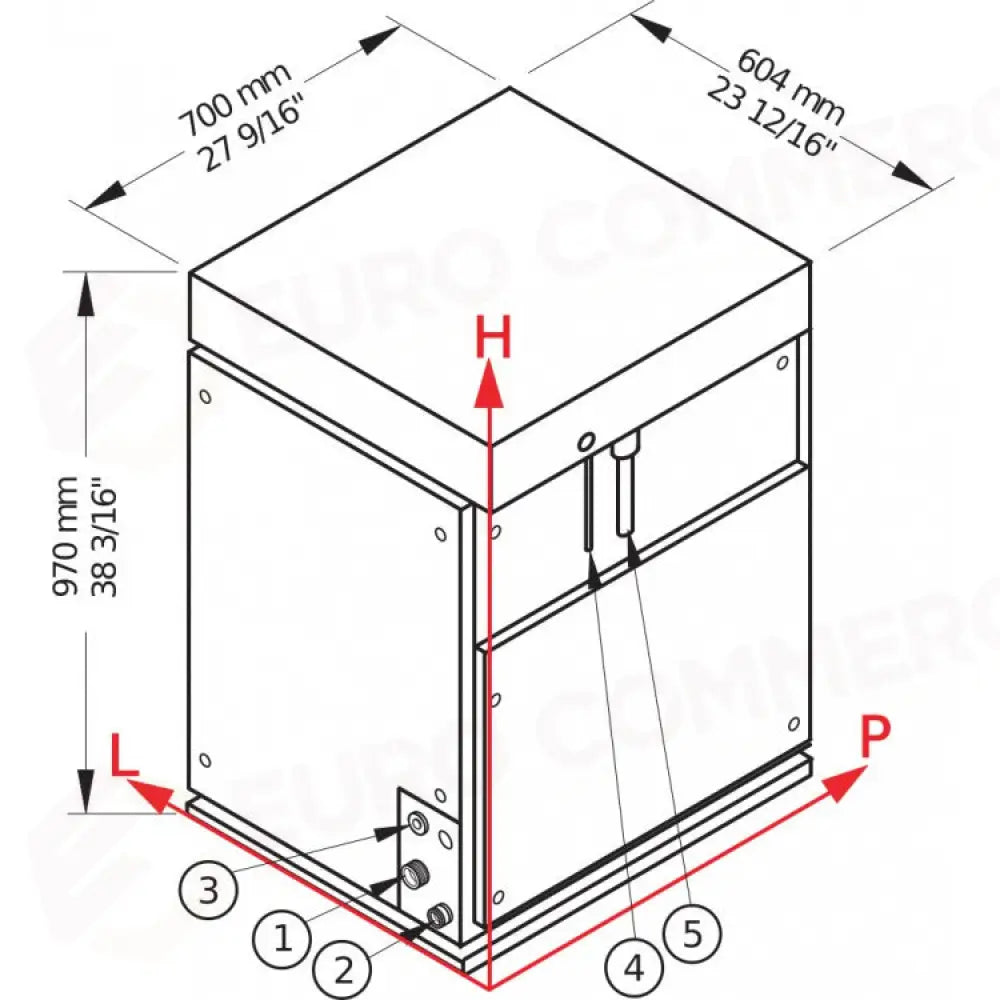PRODUTTORE DI GHIACCIO MODULARE - SISTEMA A SCAGLIE SOTTORAFFREDDATE - M1500 SPLIT - BREMA
