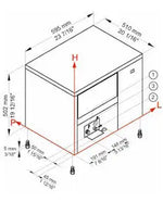 PRODUTTORE DI GHIACCIO MODULARE - SISTEMA A SPRUZZO - IC24 HC - BREMA