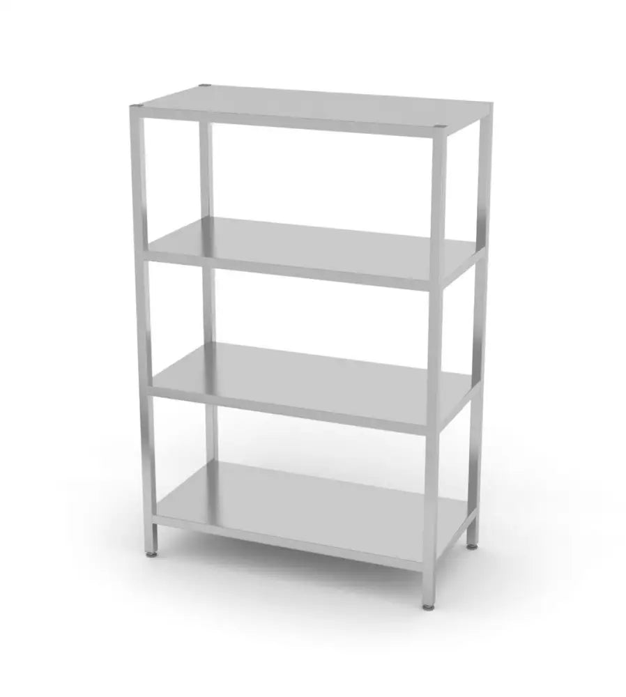 RACK DI STOCCAGGIO CON 4 RIPIANI PIENI - IMBULLONATI KITCHEN LINE 1000X500X(H)1800MM - HENDI