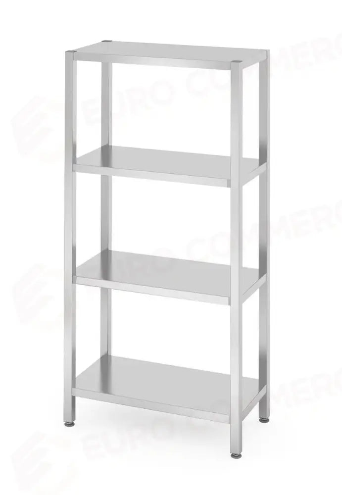 RACK DI STOCCAGGIO CON 4 RIPIANI PIENI - IMBULLONATI KITCHEN LINE 800X400X(H)1800MM - HENDI