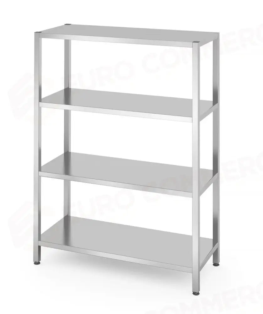 RACK DI STOCCAGGIO CON 4 RIPIANI PIENI - IMBULLONATI KITCHEN LINE 1200X500X(H)1800MM - HENDI