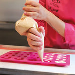 RAINBOW STICK - KIT CON STAMPO IN SILICONE PER GELATO A STECCO - STAMPO PX3212 DIM. MM 46 X 35 X 12 H VOL ~ 12 ML + 50