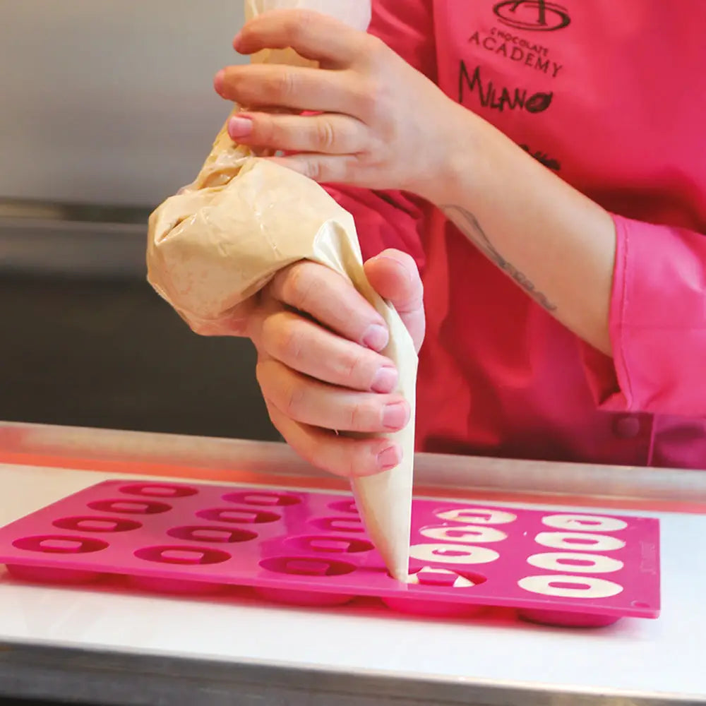 RAINBOW STICK - KIT CON STAMPO IN SILICONE PER GELATO A STECCO - STAMPO PX3212 DIM. MM 46 X 35 X 12 H VOL ~ 12 ML + 50