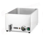 RANGER BAGNO-MARIA CON RUBINETTO DI SCARICO. HENDI GN 1/1 230V/1000W 576X334X(H)241MM - 238912