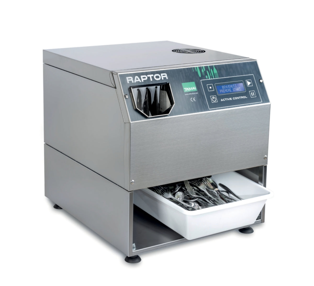 ASCIUGA POSATE PROFESSIONALE DA BANCO - RAPTOR 710 EVO - TAMAI