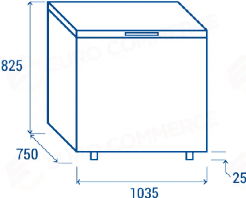 REFRIGERATORE A POZZETTO 300 LT CON PORTA STANDARD +10°/-20°C - CFP 309 - COOL HEAD