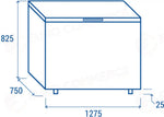 REFRIGERATORE A POZZETTO 400 LT CON PORTA STANDARD +10°/-20°C - CFP 409 - COOL HEAD