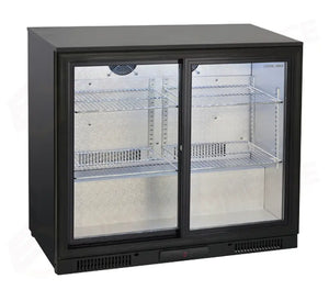 RETRO BANCO REFRIGERATO A N.2 PORTE SCORREVOLI (ALTEZZA 860MM) M2 -1°C/+7°C - BBC 286S - COOL HEAD