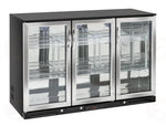 RETRO BANCO REFRIGERATO A N.3 PORTA BATTENTE IN ACCIAIO INOX M2 -1°C/+7°C - BBA 348 - COOL HEAD
