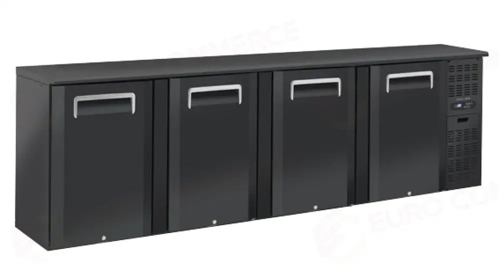 RETRO BANCO REFRIGERATO A N.4 PORTE SOLIDE BATTENTI +2°/+8°C - QB 400 - COOL HEAD