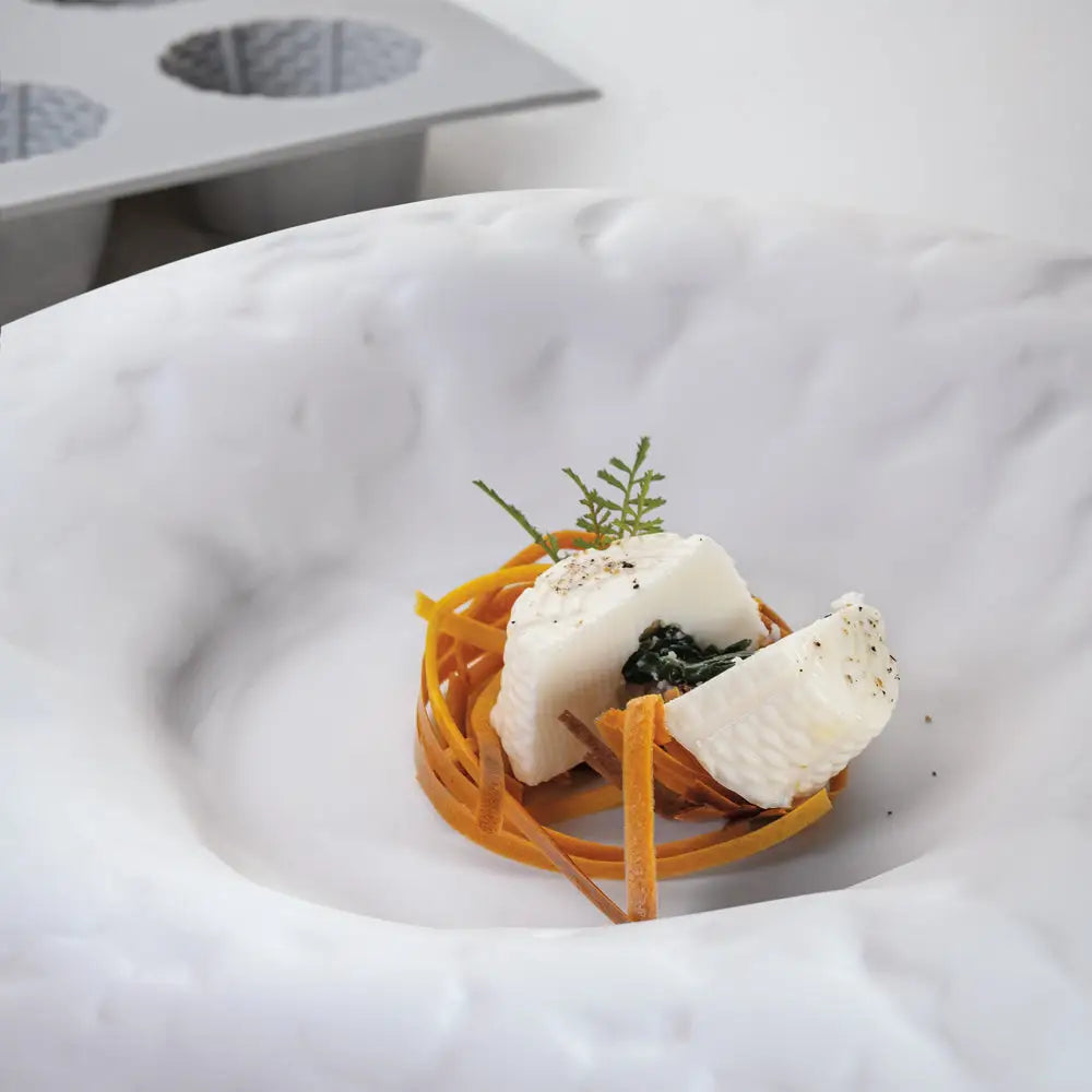 RICOTTA BY DAVIDE OLDANI STAMPO IN SILICONE 300 X 175 MM - 15 IMPRONTE Ø 42,5X23 H MM VOL. ~ - GG040S - PAVONI ITALIA