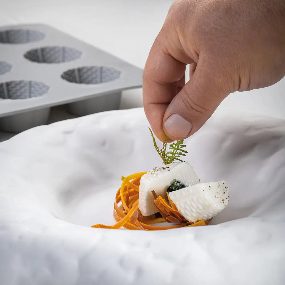 RICOTTA BY DAVIDE OLDANI STAMPO IN SILICONE 300 X 175 MM - 15 IMPRONTE Ø 42,5X23 H MM VOL. ~ - GG040S - PAVONI ITALIA