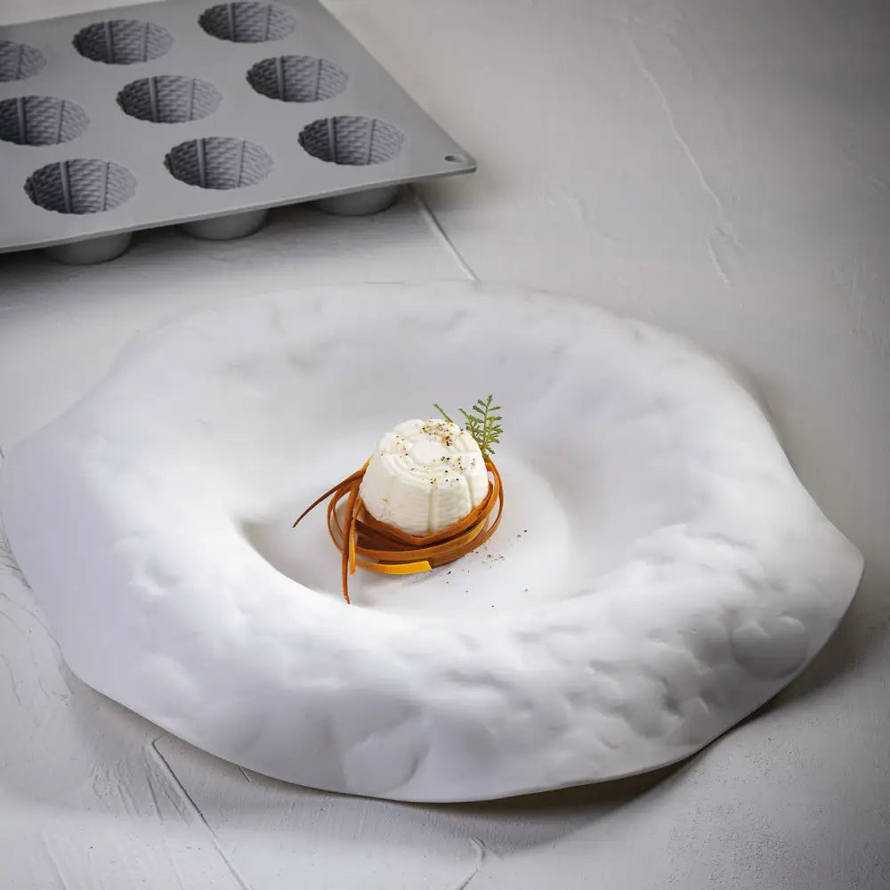 RICOTTA BY DAVIDE OLDANI STAMPO IN SILICONE 300 X 175 MM - 15 IMPRONTE Ø 42,5X23 H MM VOL. ~ - GG040S - PAVONI ITALIA