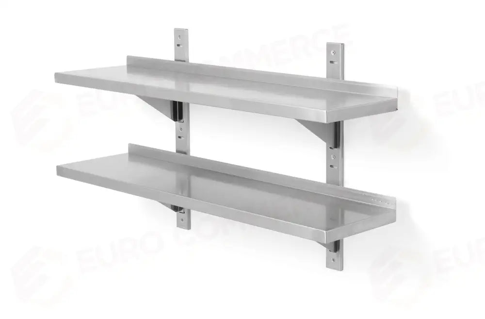 RIPIANO A DOPPIA PARETE REGOLABILE CON 2 STAFFE HENDI 1400X300X(H)600MM - 811740