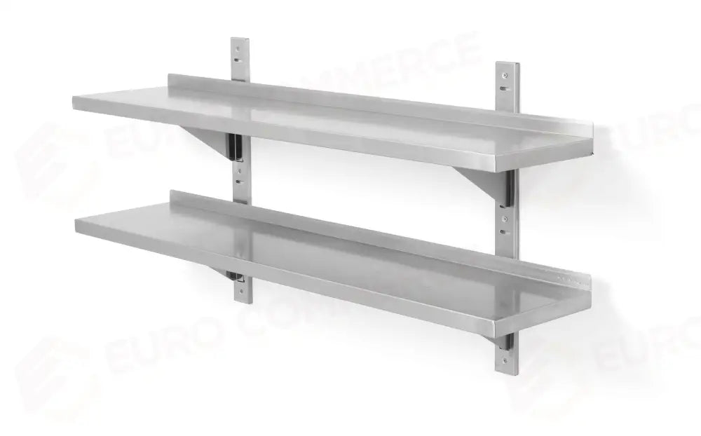 RIPIANO A DOPPIA PARETE REGOLABILE CON 2 STAFFE HENDI 1400X300X(H)600MM - 811740