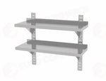RIPIANO A DOPPIA PARETE REGOLABILE CON 2 STAFFE HENDI 1400X300X(H)600MM - 811740