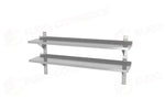RIPIANO A DOPPIA PARETE REGOLABILE CON 2 STAFFE HENDI 1000X300X(H)600MM - 811726