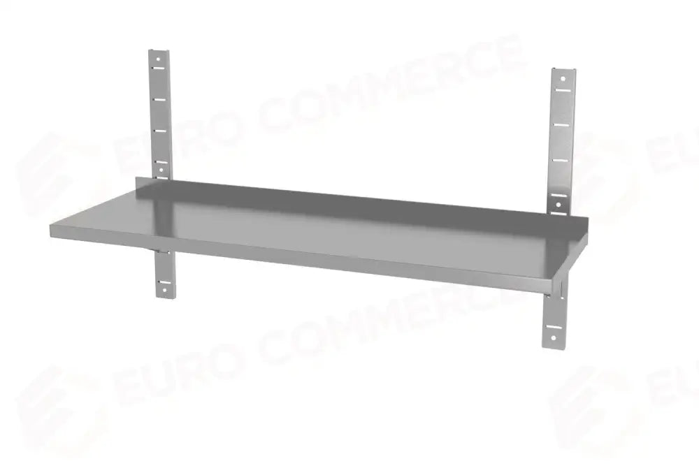 RIPIANO A PARETE REGOLABILE SINGOLO CON 2 STAFFE 4 PEZZI 1400X300X(H)600MM - HENDI