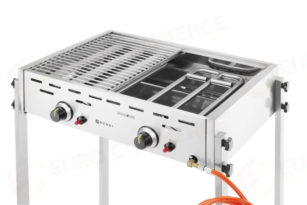 ROAST-MASTER PRO GRIGLIA A GAS HENDI 11,6KW 790X560X(H)900MM - 148808