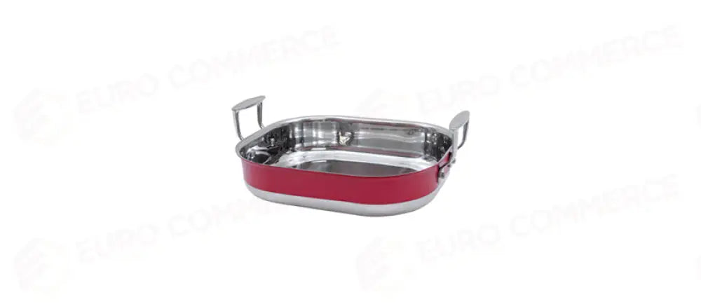 ROSTIERA RETTANGOLARE ROSSA 29X15 H.6,5 - 132043 - MORINI