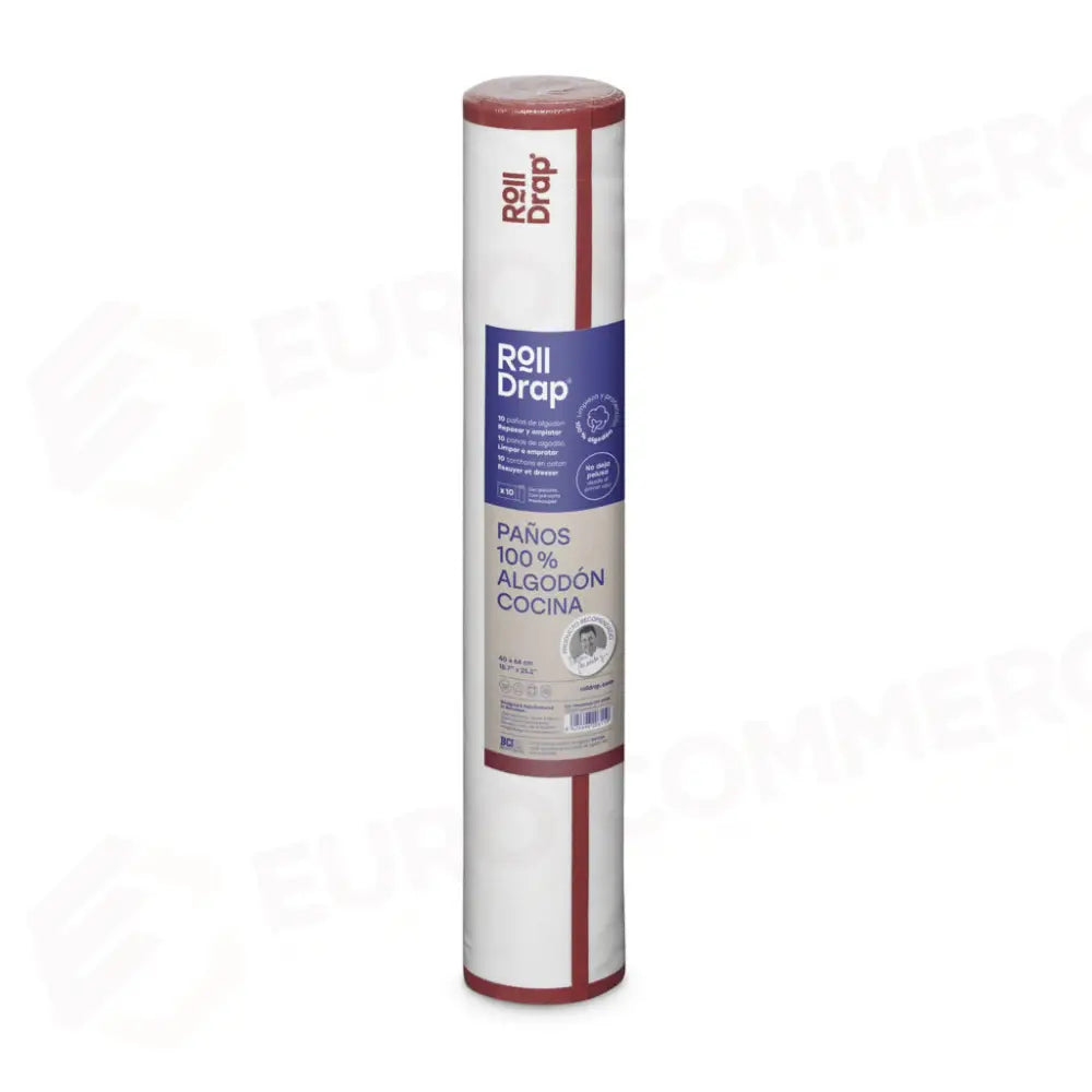 ROTOLO 10 PEZZI 64X40 CM BIANCO/ROSSO PN4064A03-R03N ROLL DRAP - 13840024 - MEDRI