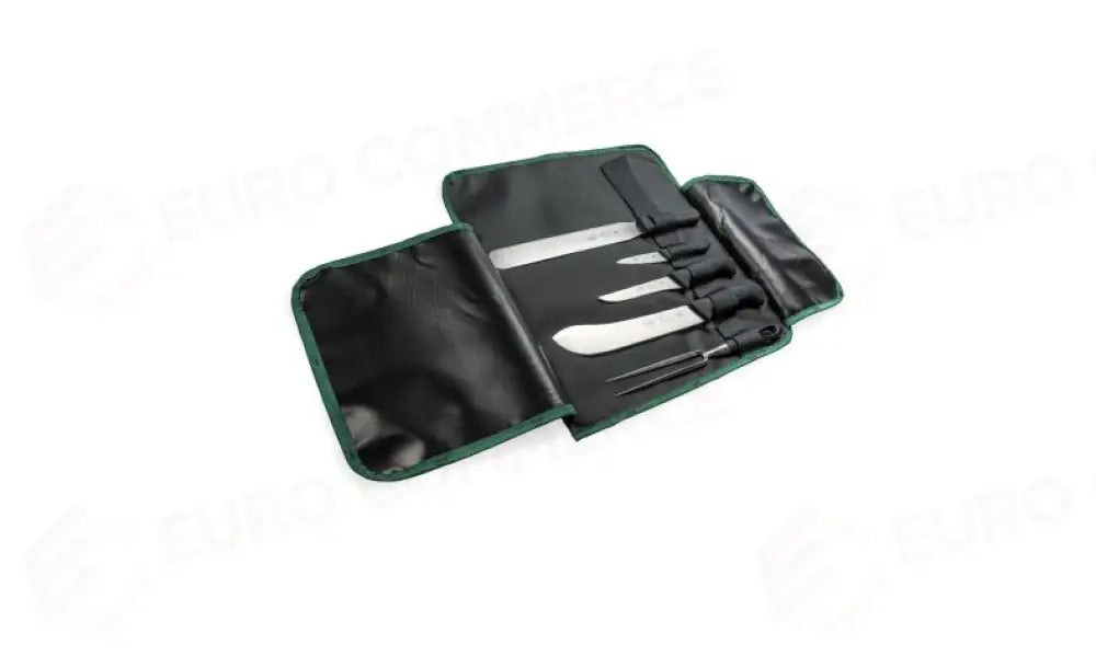 ROTOLO BBQ 5 PZ. NERO SKIN - 988205 - SANELLI - COLTELLERIA
