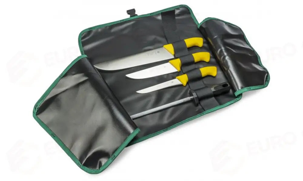 ROTOLO MACELLO 4 PZ. GIALLO SKIN - 980204.G - SANELLI - COLTELLERIA