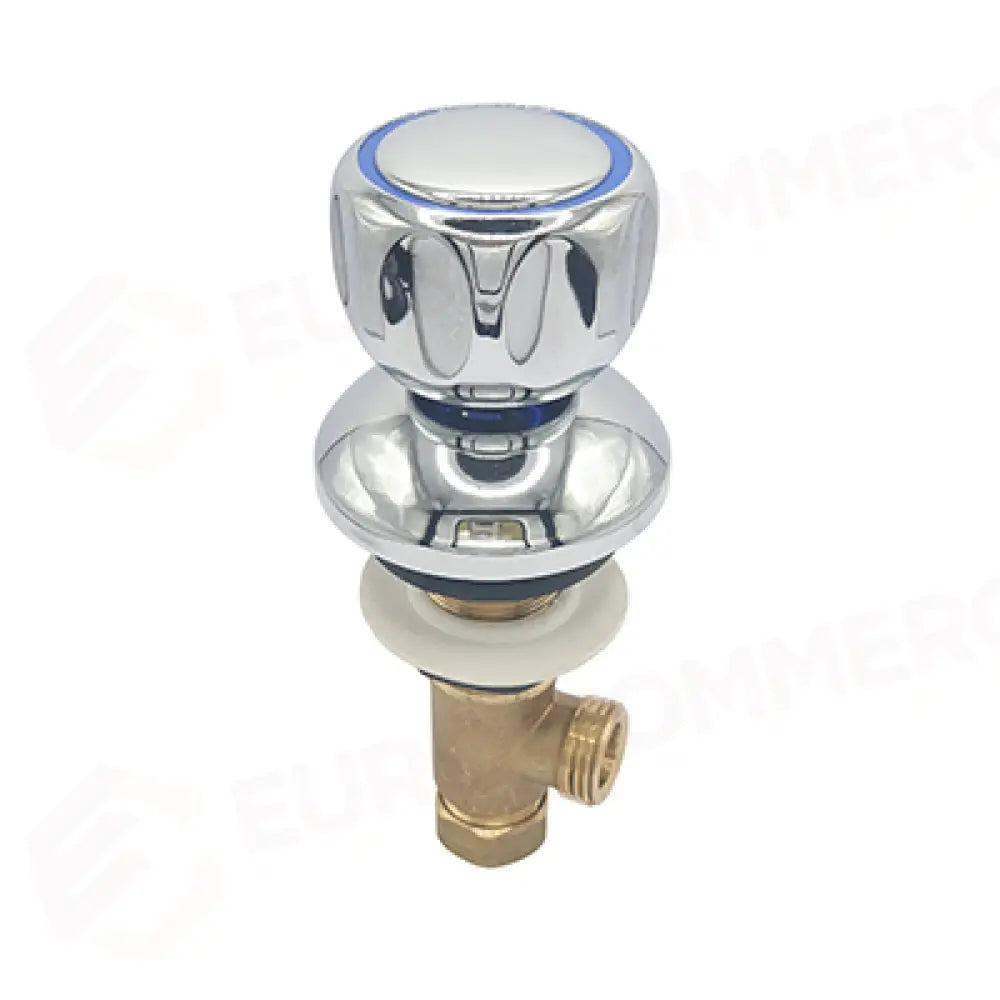 RUBINETTO DI ARRESTO DA 1/2’’ COMPLETO DI MANIGLIA ROTONDA BLU - R0301010109 - MONOLITH