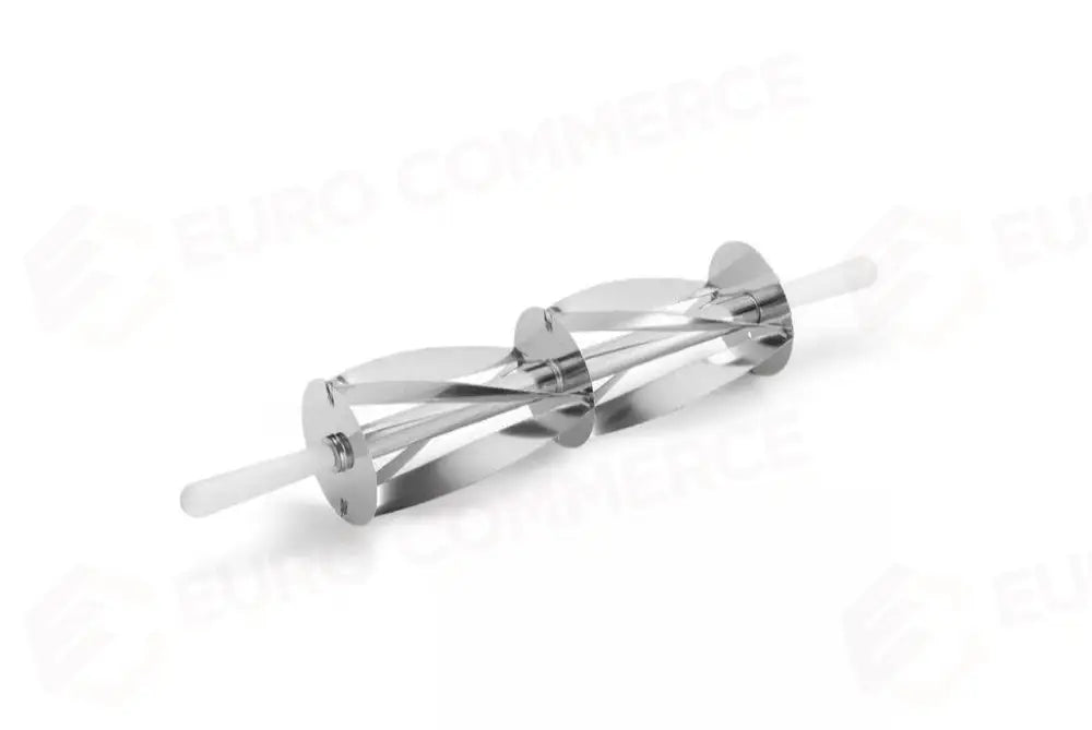 RULLO TAGLIA CROISSANTS DOPPIO ACCIAIO INOX IMPUGNATURA PE - 528-095 - KAREL - Attrezzatura