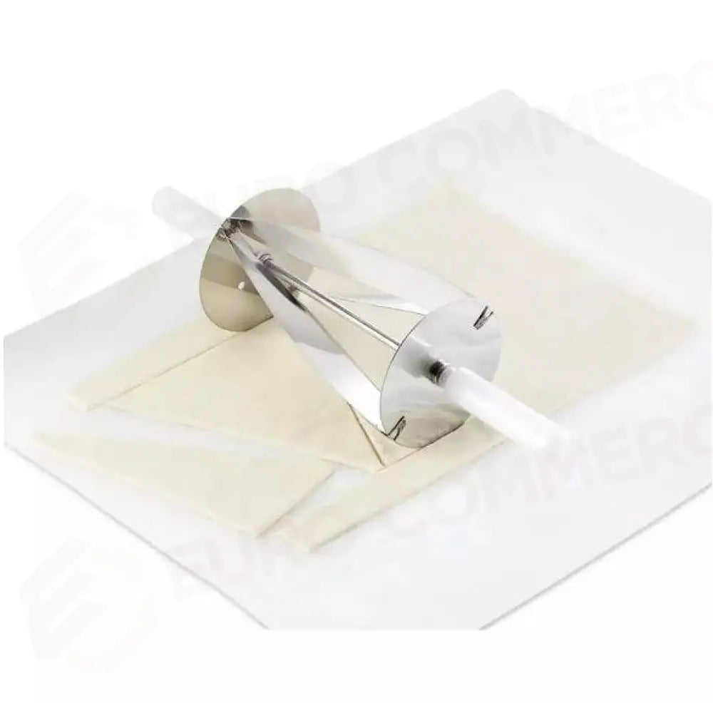 RULLO TAGLIA CROISSANTS SINGOLO ACCIAIO INOX IMPUGNATURA PE - 528-085 - KAREL - Attrezzatura