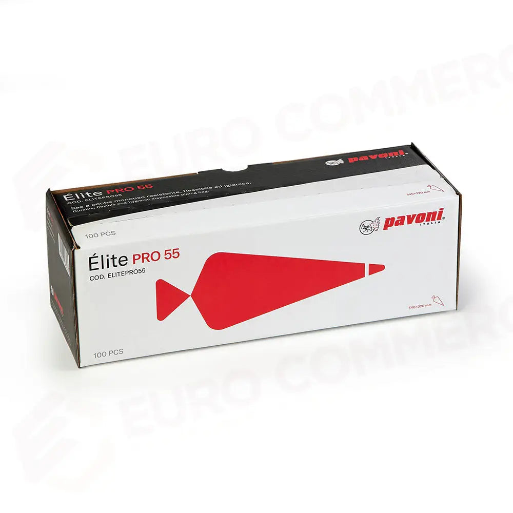 SAC À POCHE MONOUSO DIM. 550×320 MM SPESSORE 80 MICRON PZ PER SCATOLA N° 100 - ELITEPRO55 - PAVONI ITALIA
